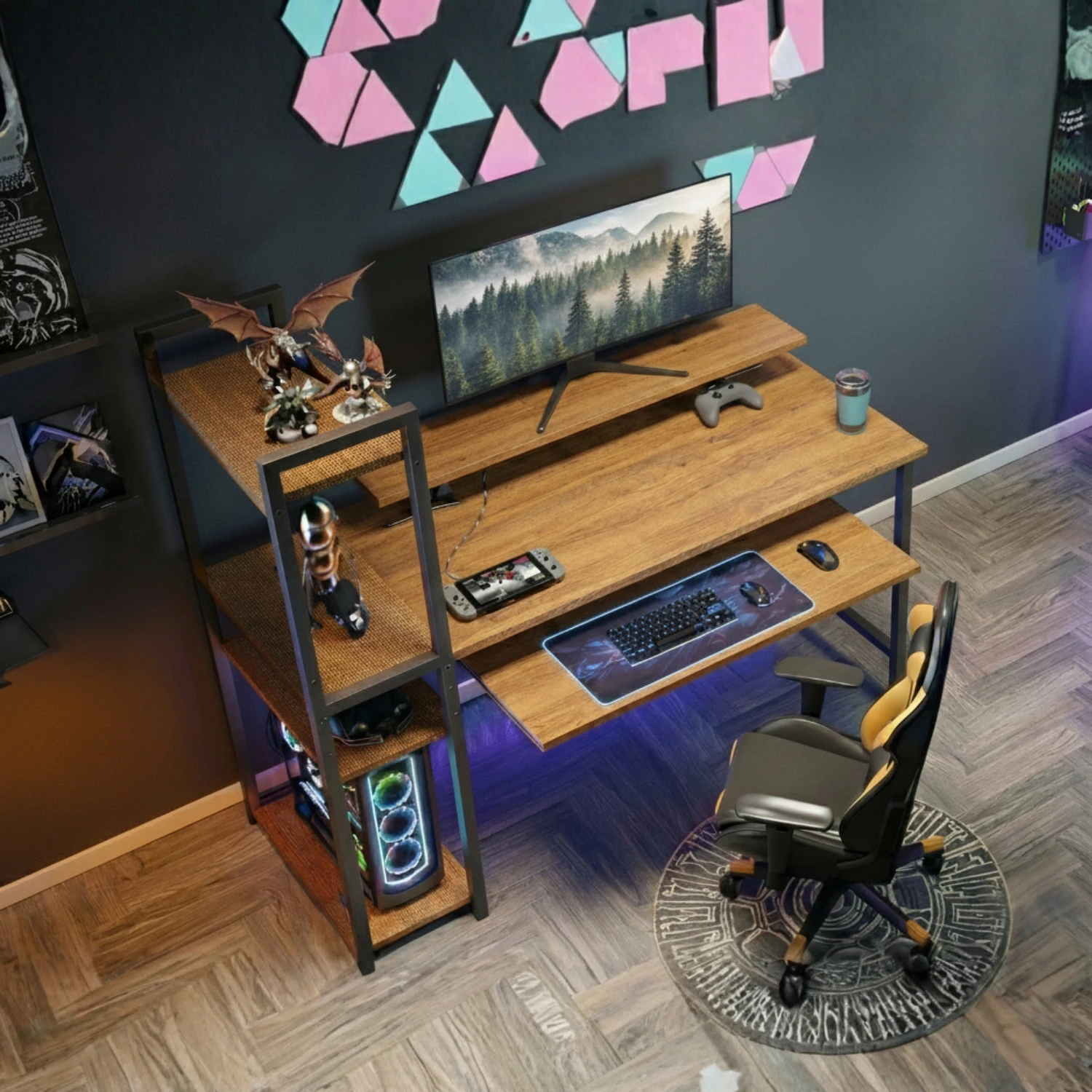 Ergo Desk - Coach Wood