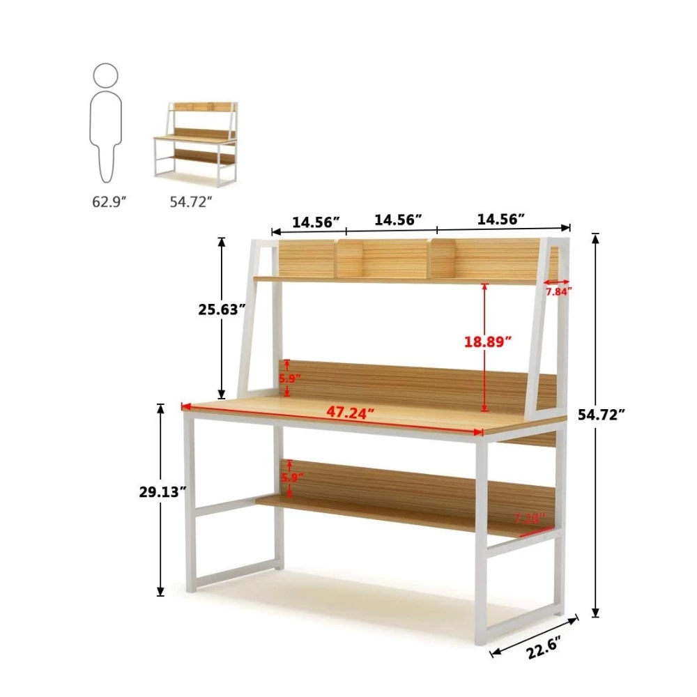 Multilayer lower shelf - Light Walnut