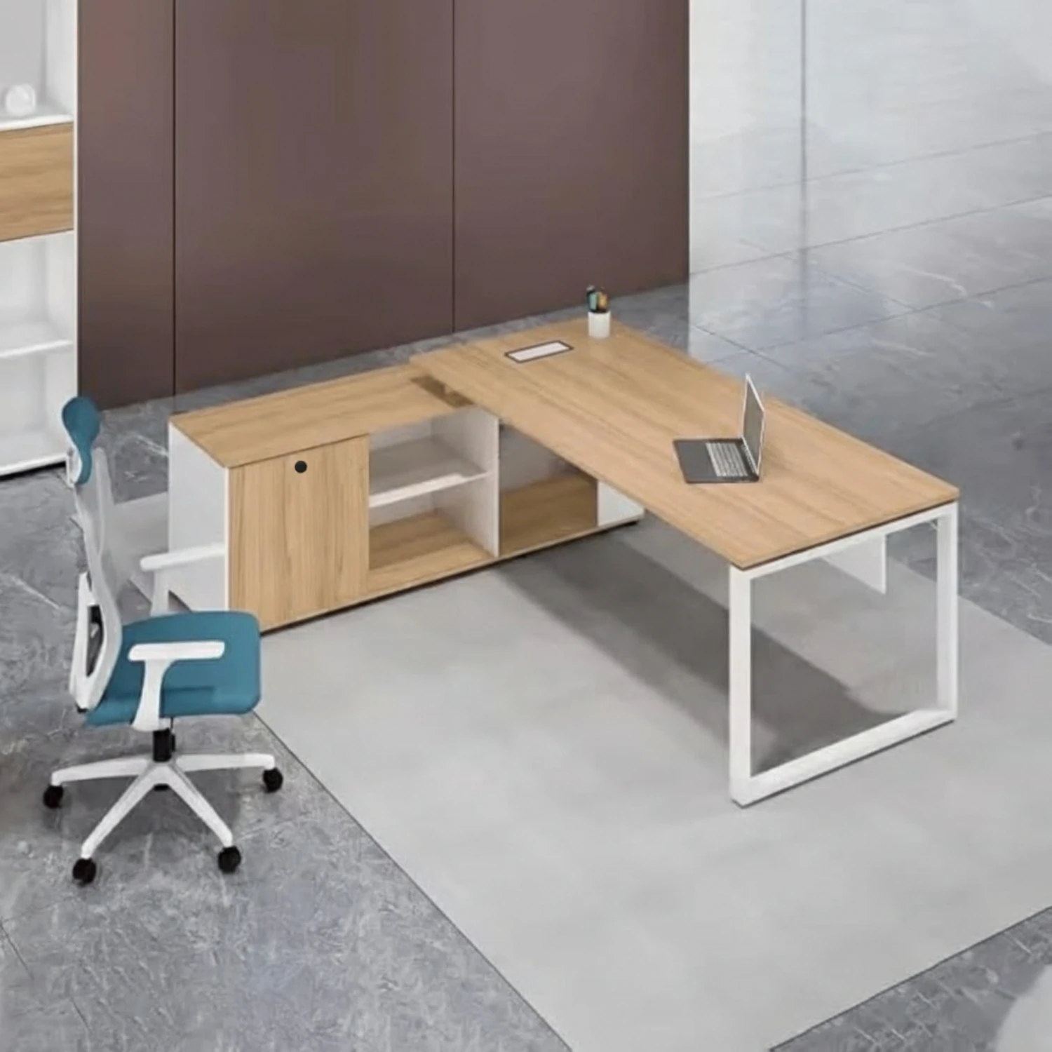 PrestigePivot Executive Desk (220 Cm)
