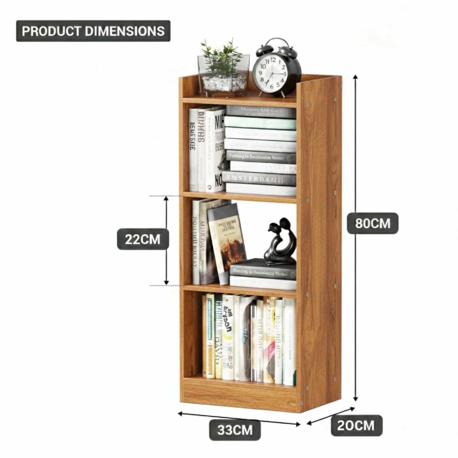 Vault BookShelf (Coach Wood)