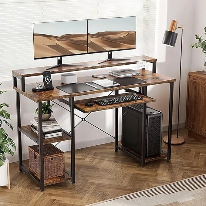 Trio Desk (140 cm/Brown)