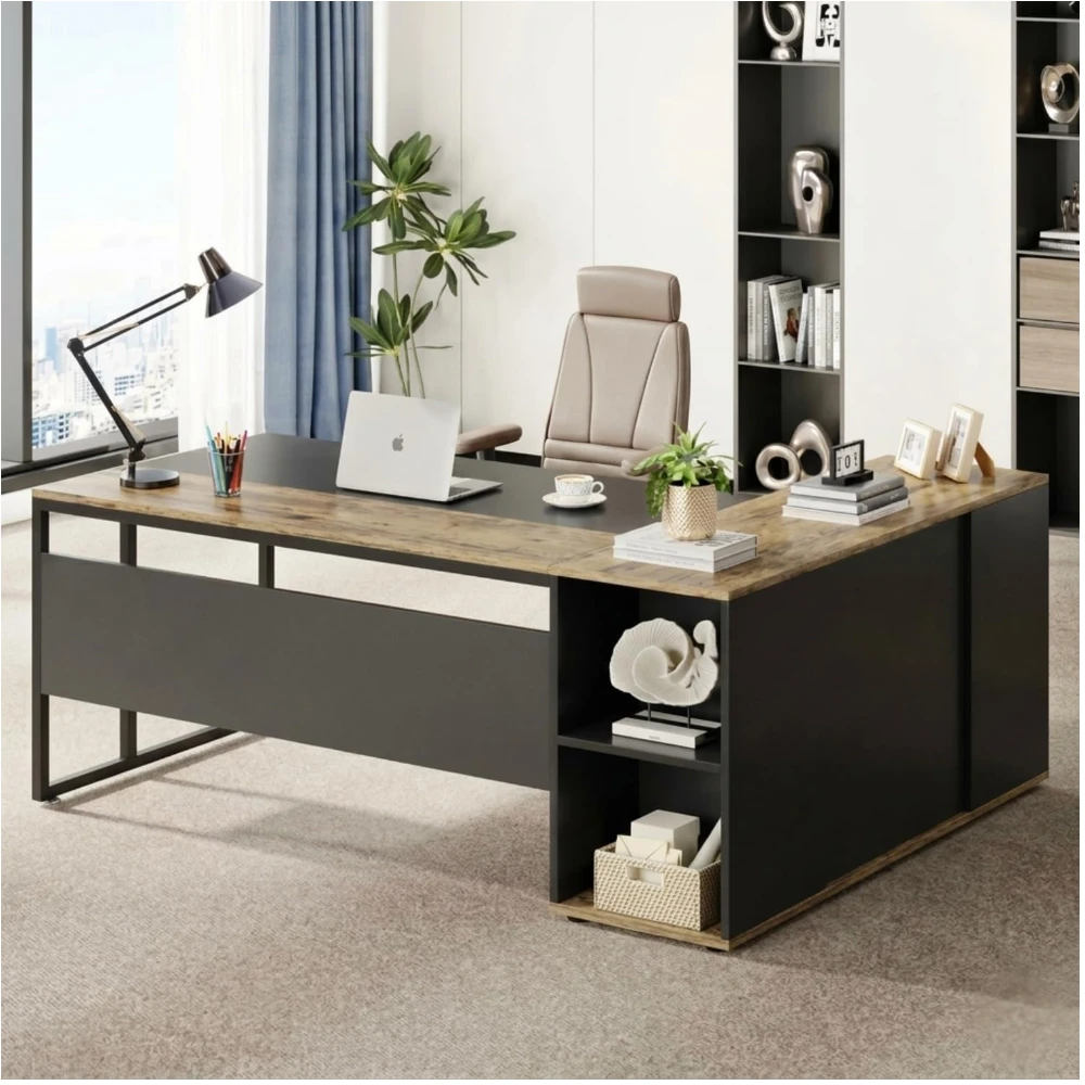 Director's Desk (Left Side Storage)