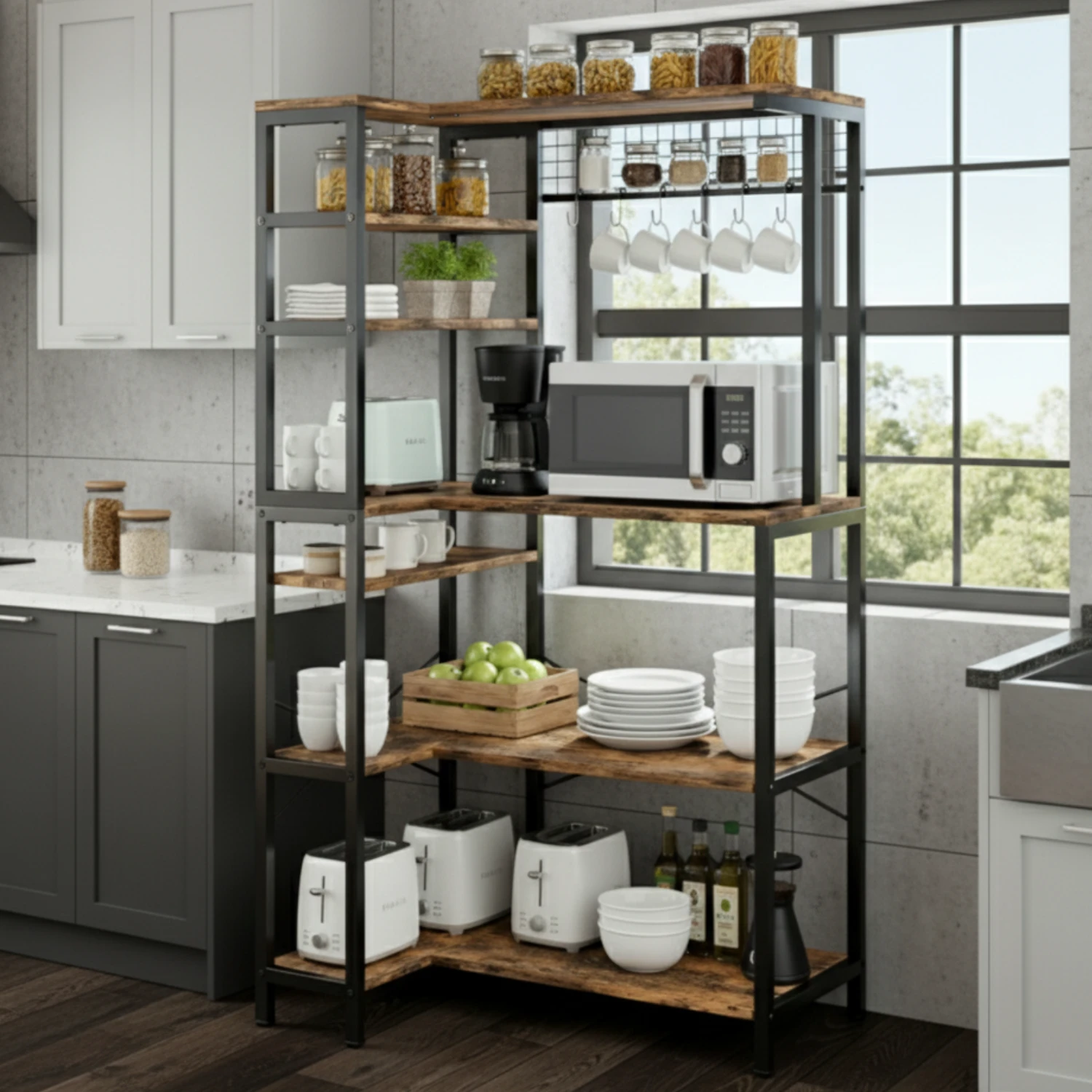 Grido L Kitchen Rack