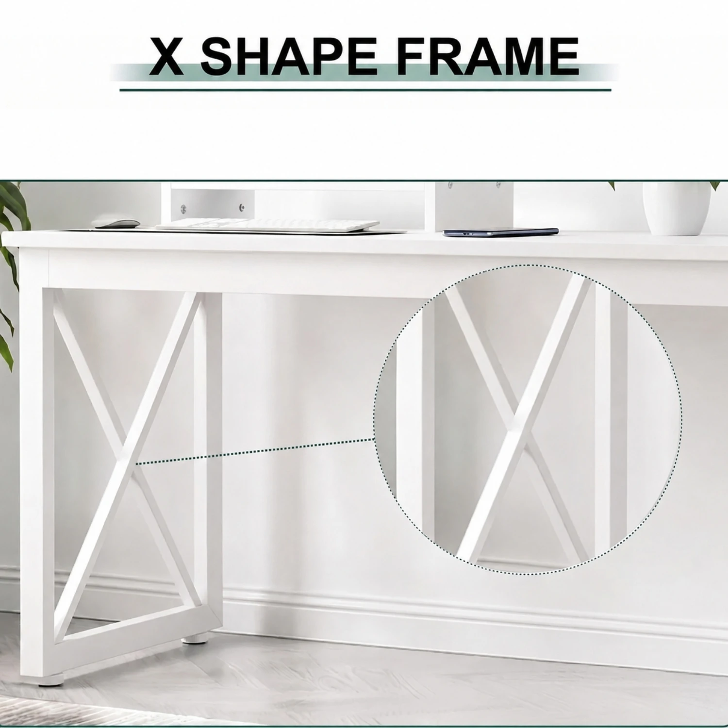 Latwon L Shape Desk (Left Side)