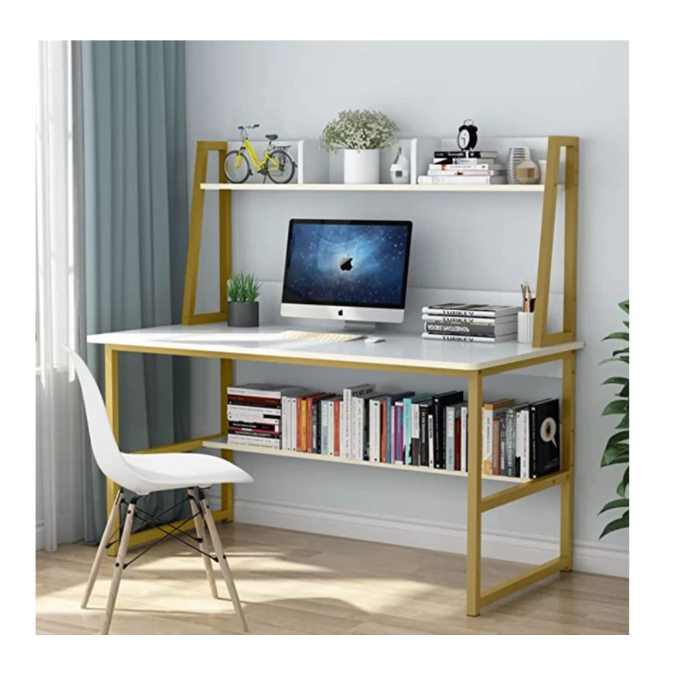 Multilayer lower shelf - White & Gold