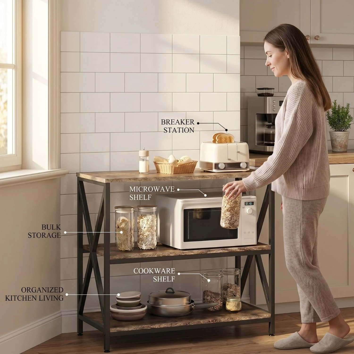 Arina oven stand - 80 cm