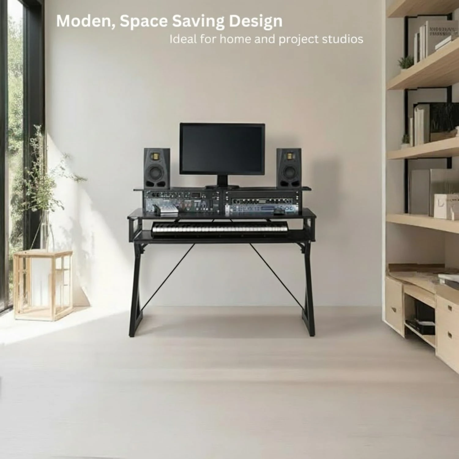 Banin Music Studio Desk (Black)