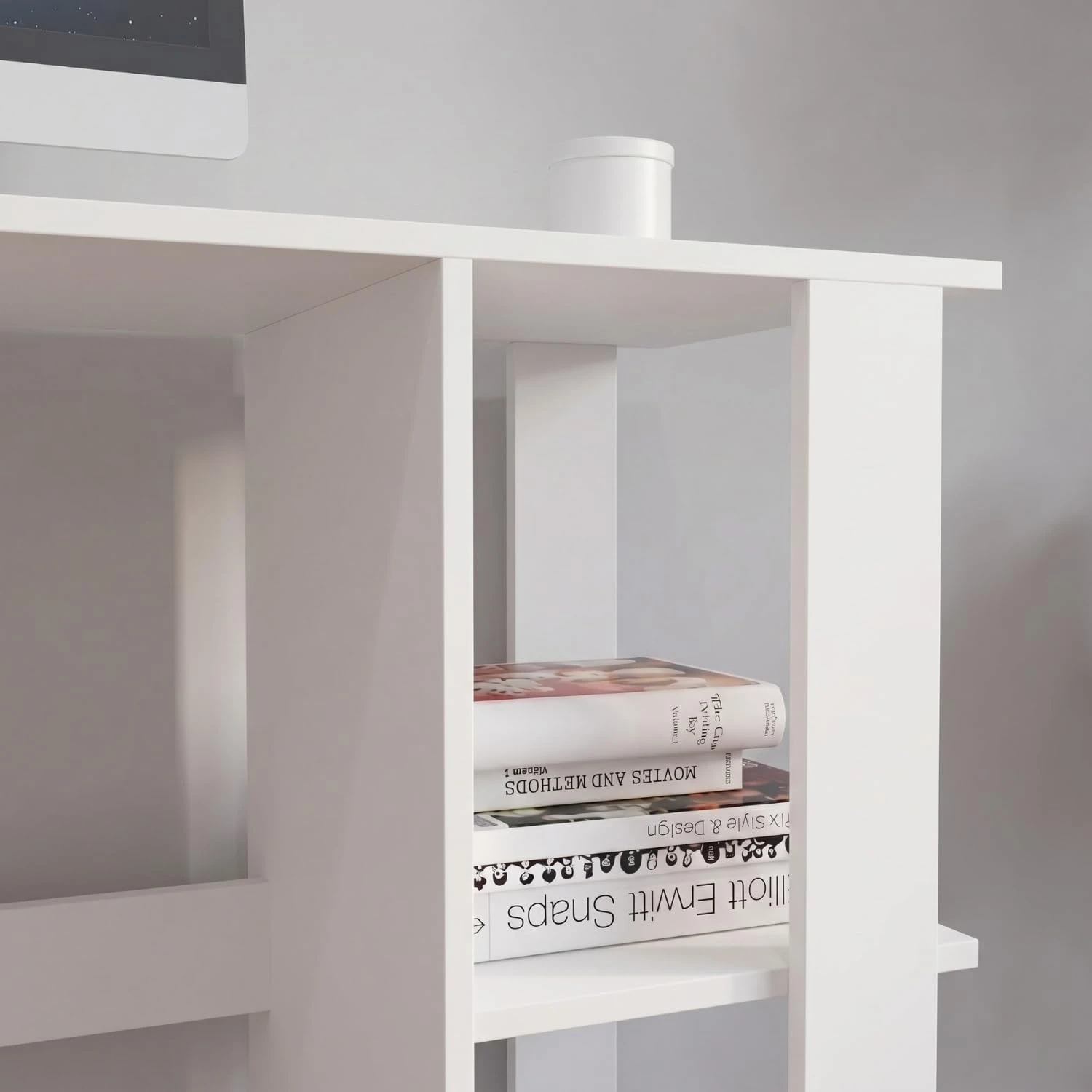 Oddy L Shape Table (white)