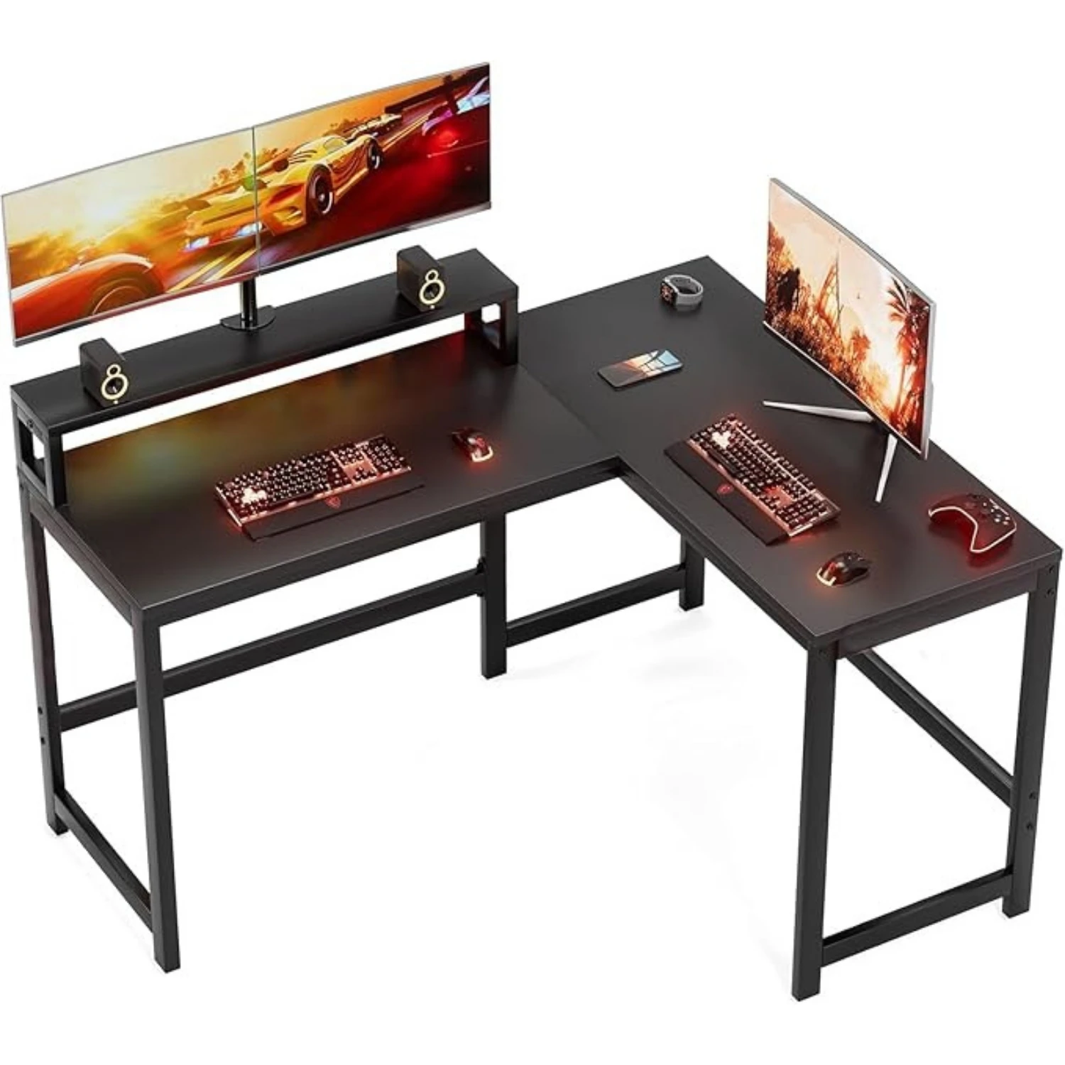 BattleStation Desk 128 cm (Black)