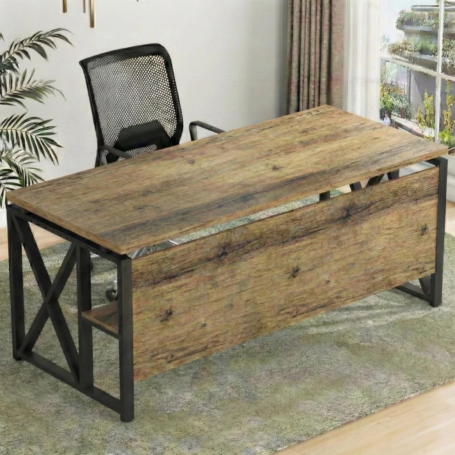 Burako Executive desk (Brown)