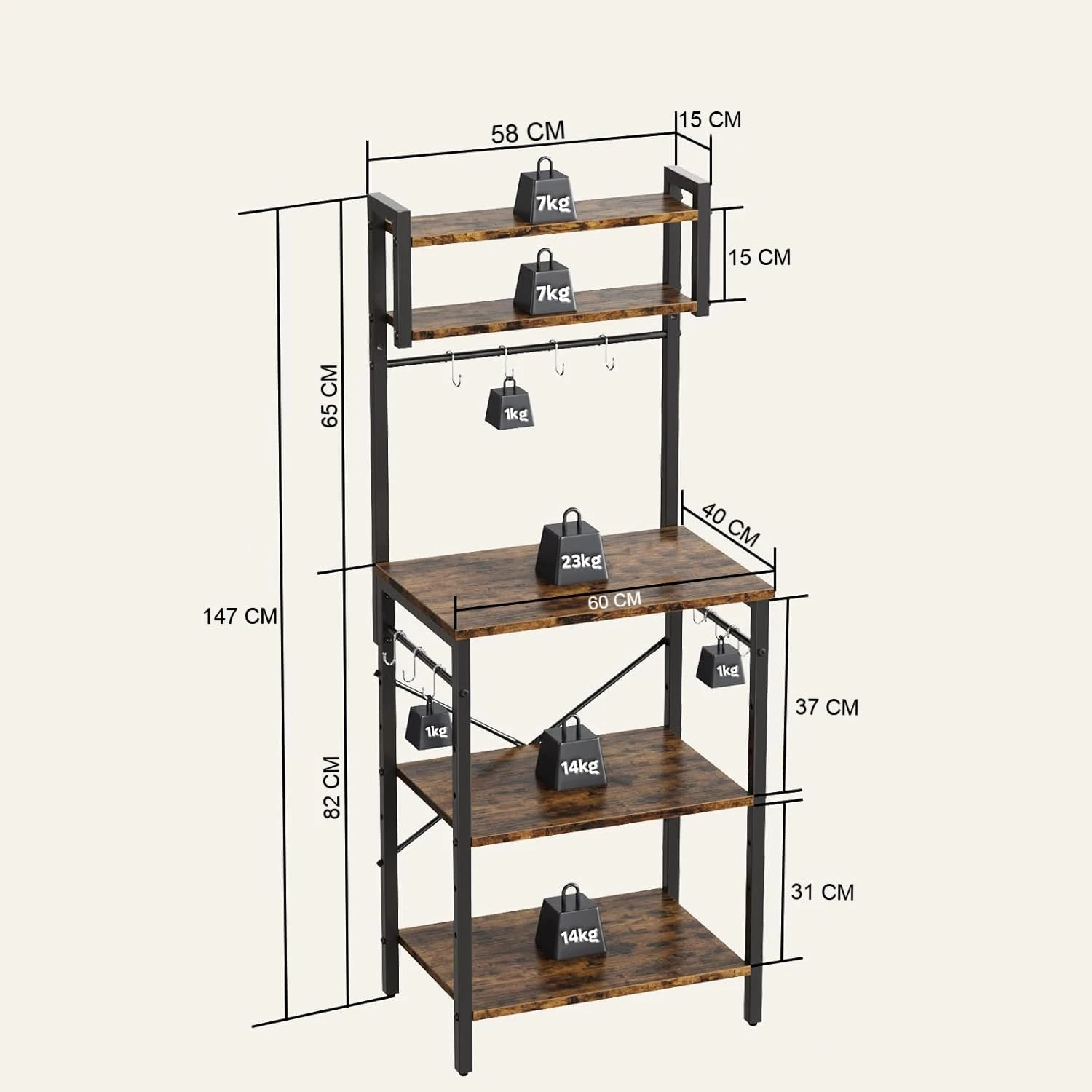 Texas Microwave Oven Stand