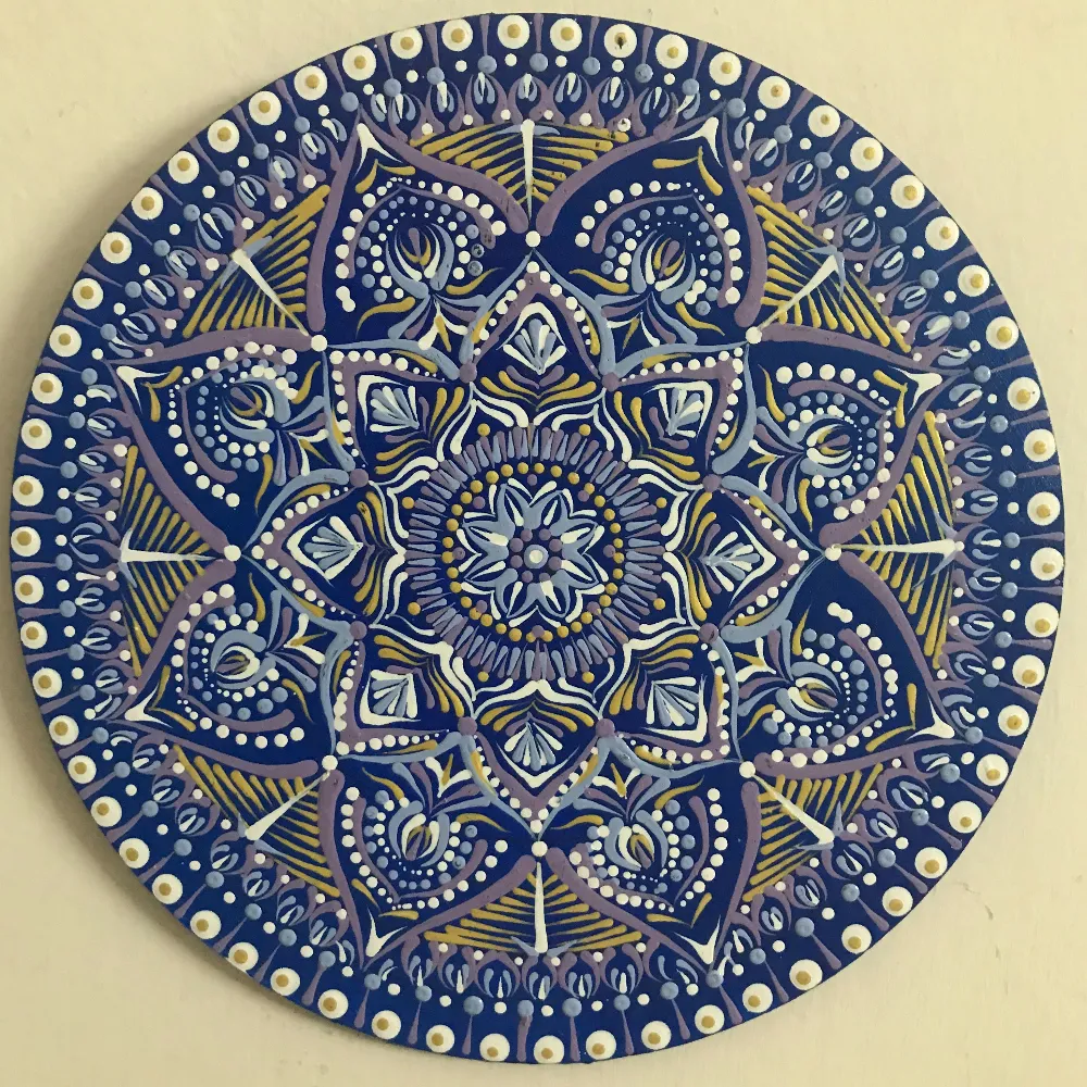 The Rich Blue Mandala ( Sold)