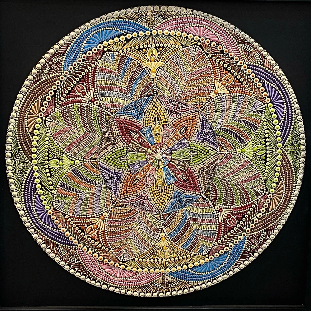 Winter Turns to Spring - Mandala