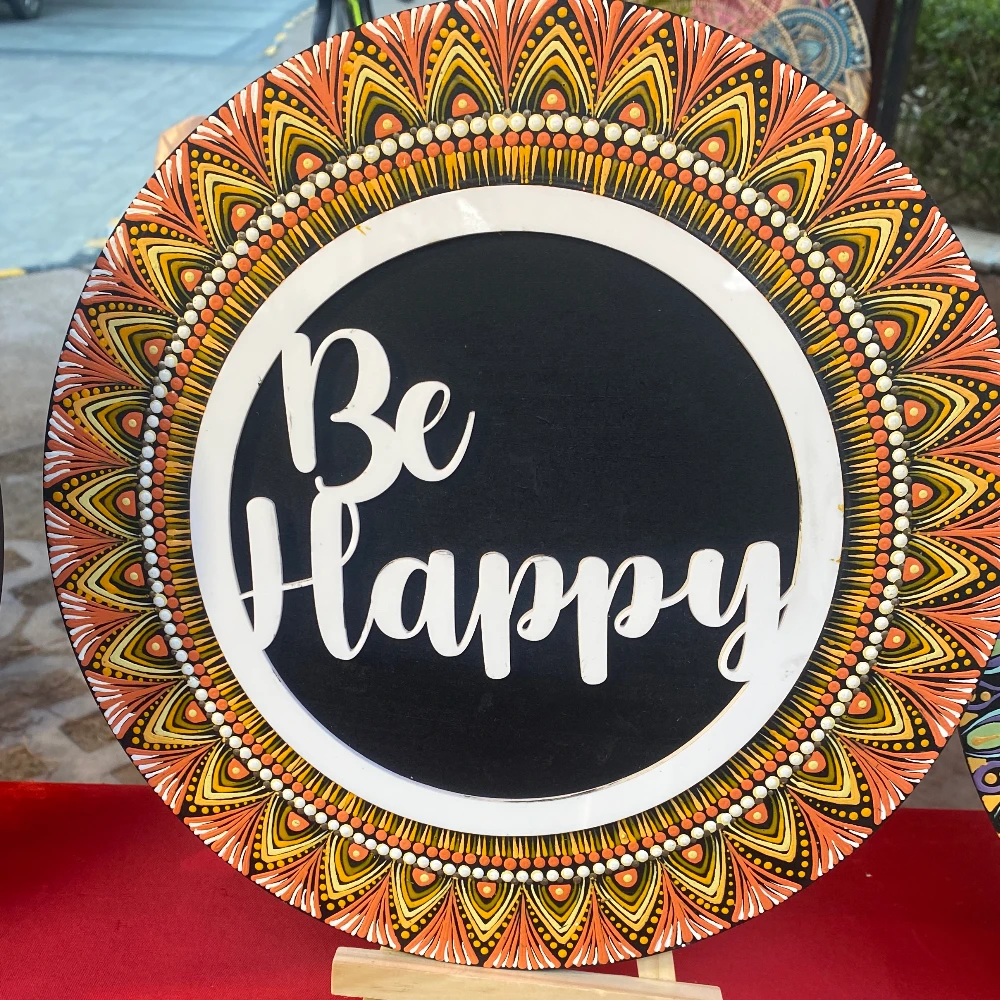 Be Happy Mandala ( Sold)