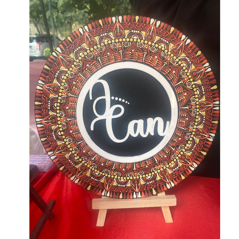 I Can - inspiring quote Mandala, wall art, table top display