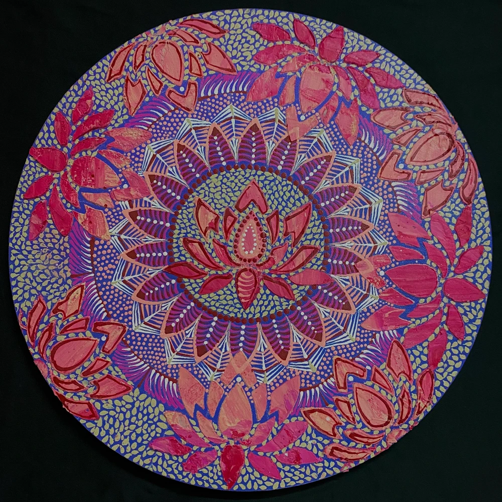 Purple petals! Mandala ( SOLD)