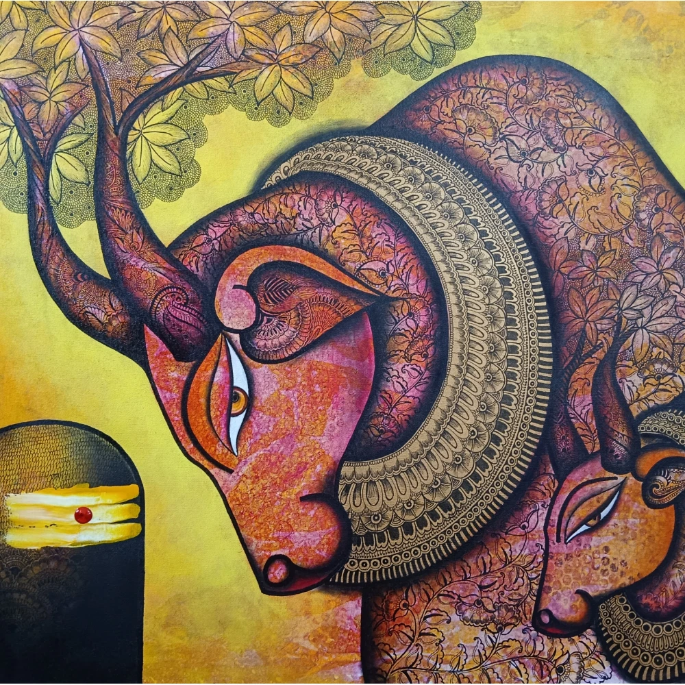 Nandi with Shiva