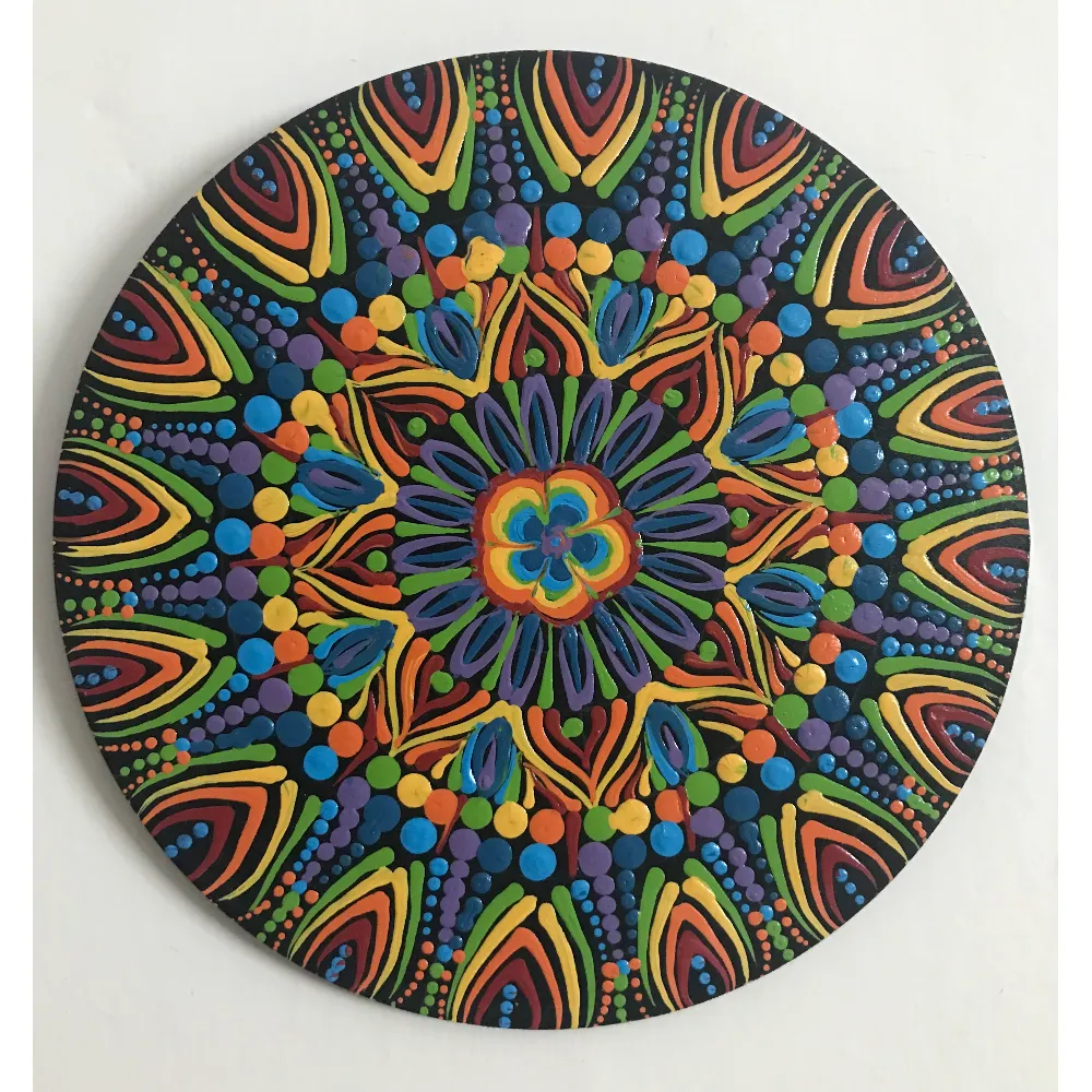 The Rainbow Mandala Mandala ( Sold)
