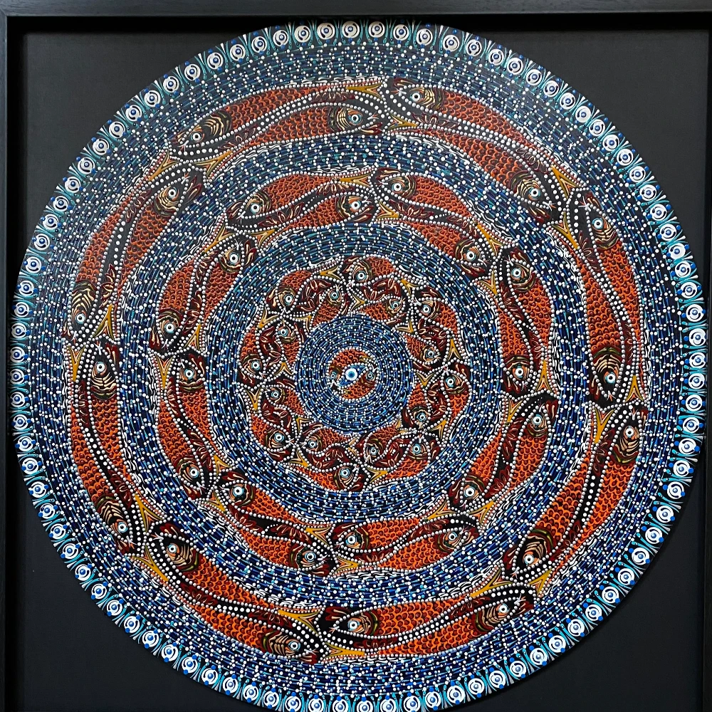 Swim in the Blues ( SOLD)