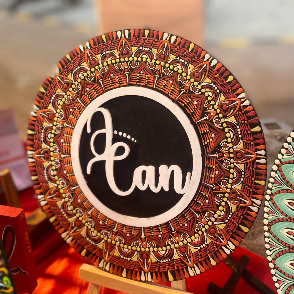 I Can - inspiring quote Mandala, wall art, table top display