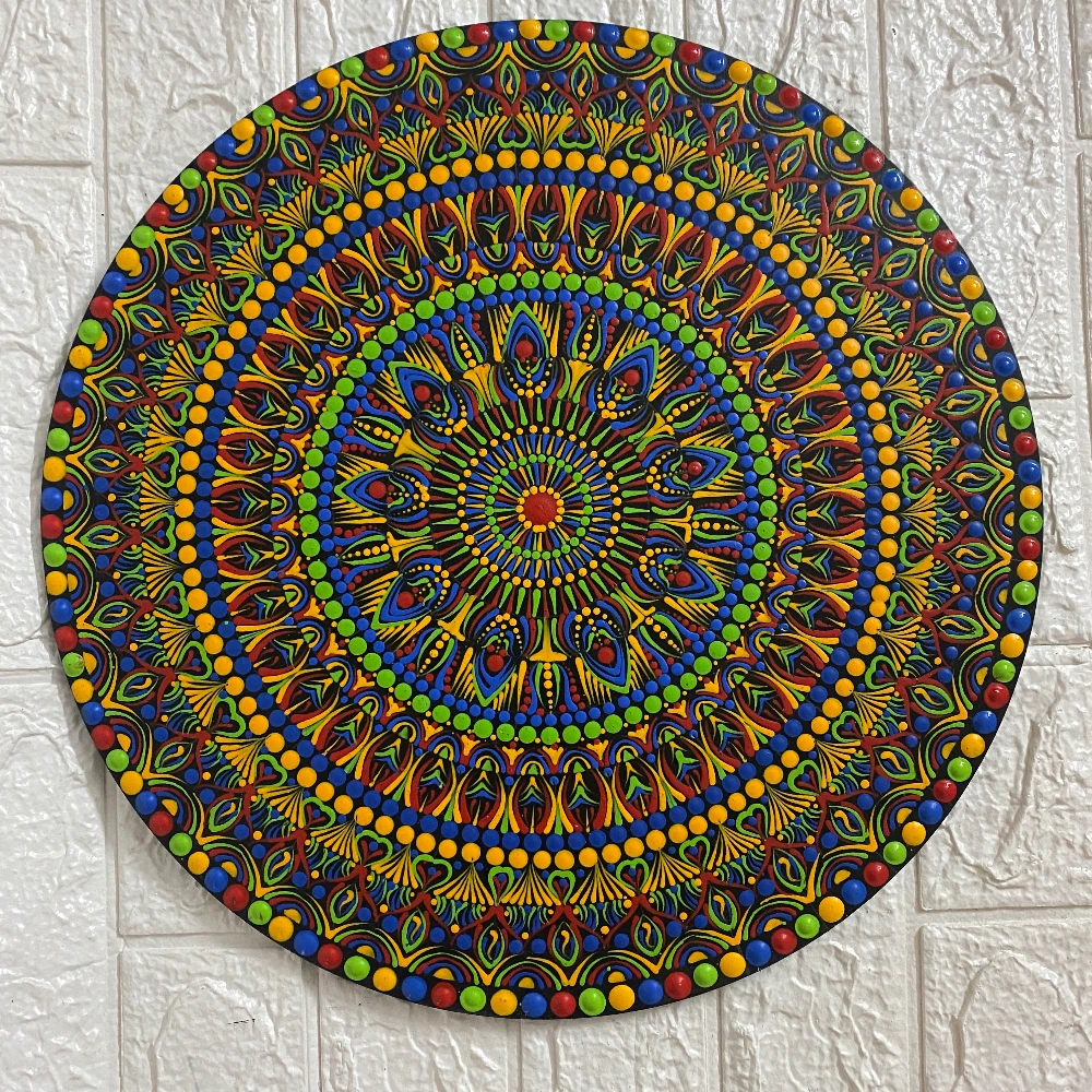 Multicolour abstract Mandala (Sold)