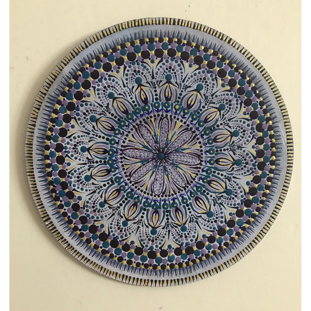 The Violet Vibes Mandala