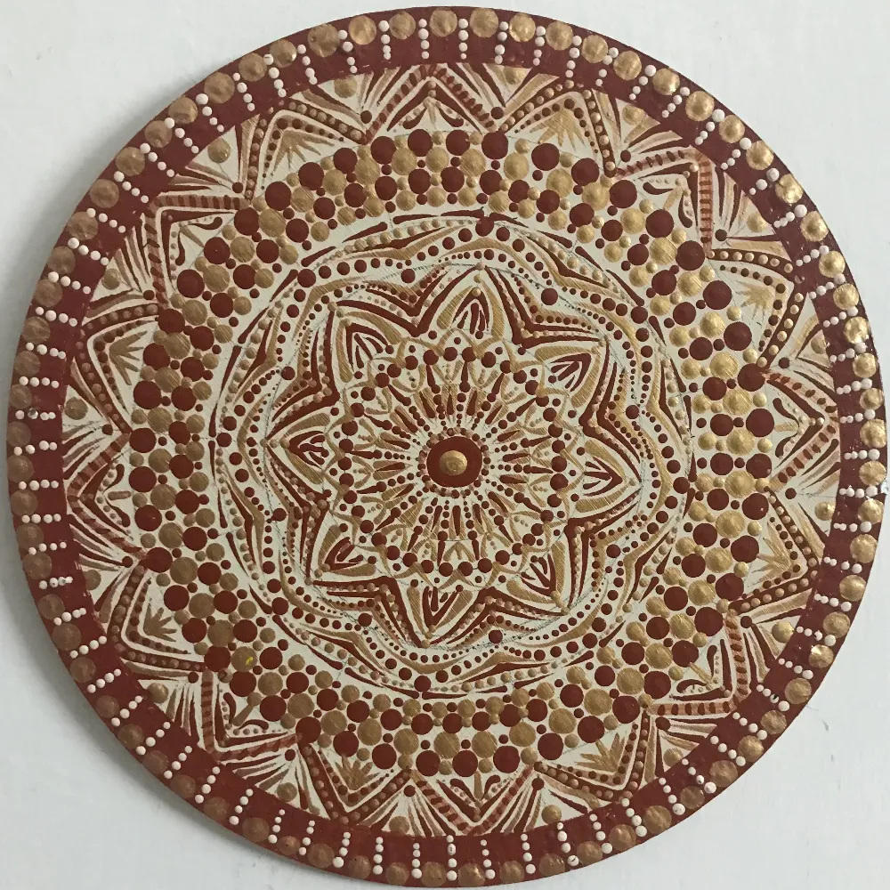 The Red Toned Mandala ( Sold)