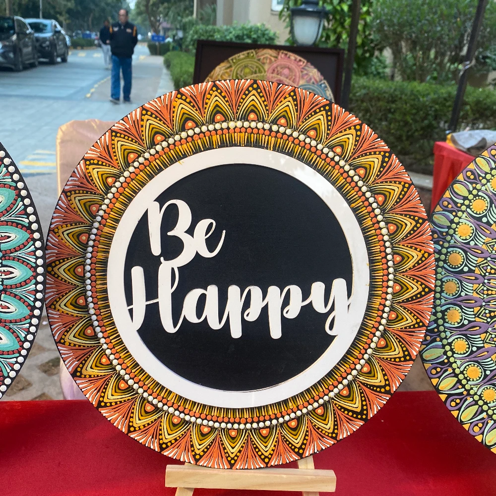 Be Happy Mandala ( Sold)