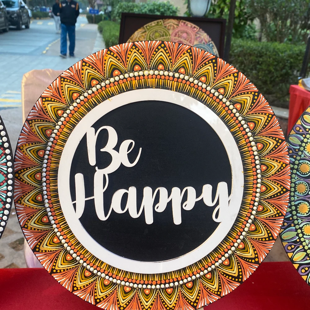 Be Happy Mandala ( Sold)