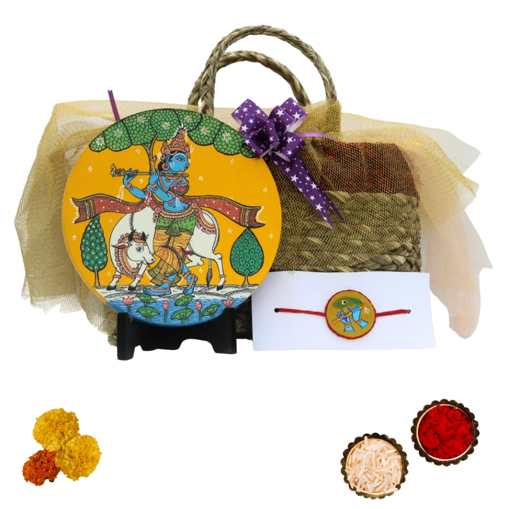 Krishna Theme Rakhi Hamper