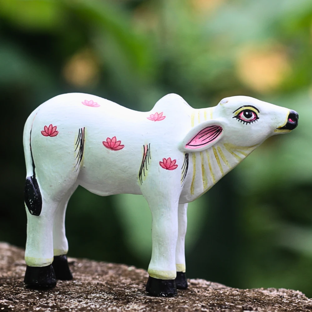 Wooden Baby Cow