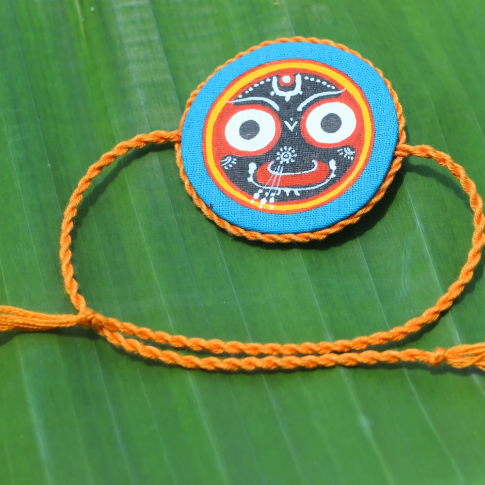 Handpainted Jaganath BlueRakhi