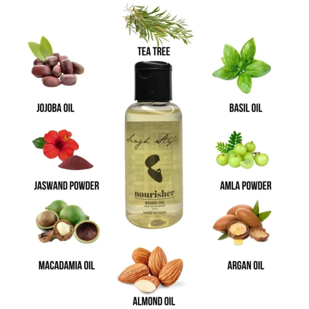 Singh Styled Cleanse and Nourish Combo for Beard and Hair