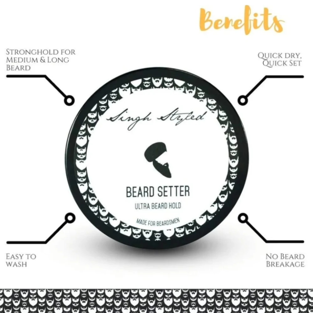 Singh Styled Beard Setter Ultra Beard Hold(200gm)