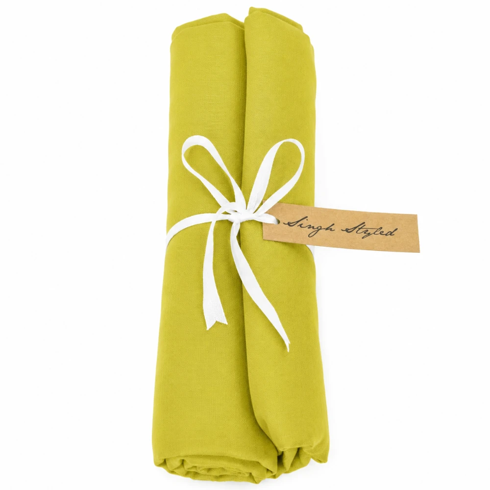 Signature Lime Turban | Full Voile