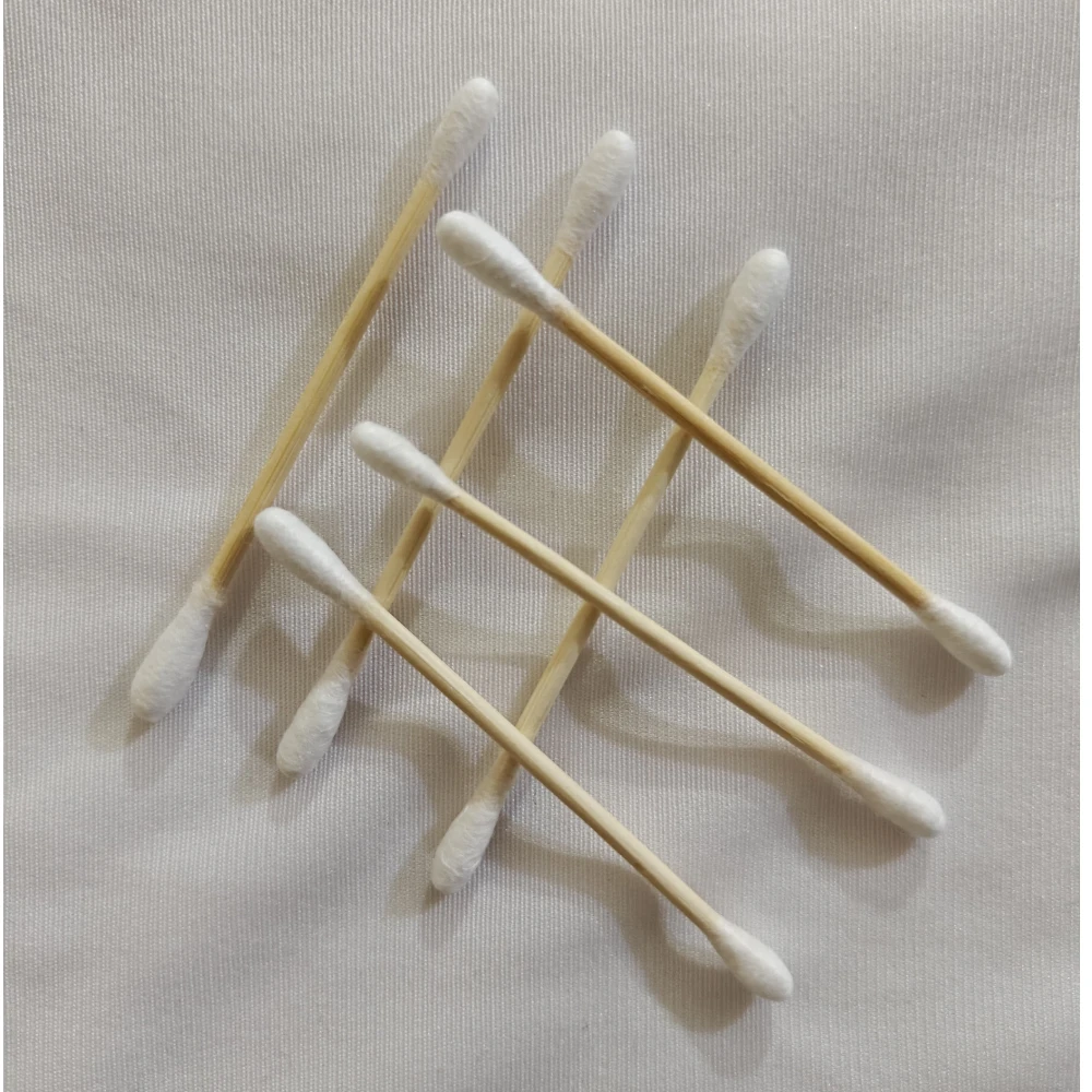 Bamboo Earbuds (White) - Pack of 3 (300 Buds)