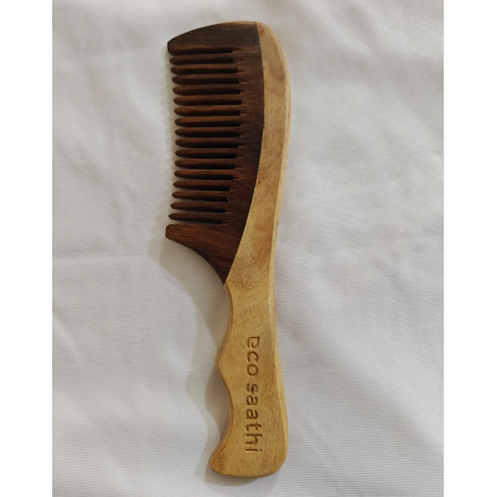 Premium Neem Wood Fanch Comb