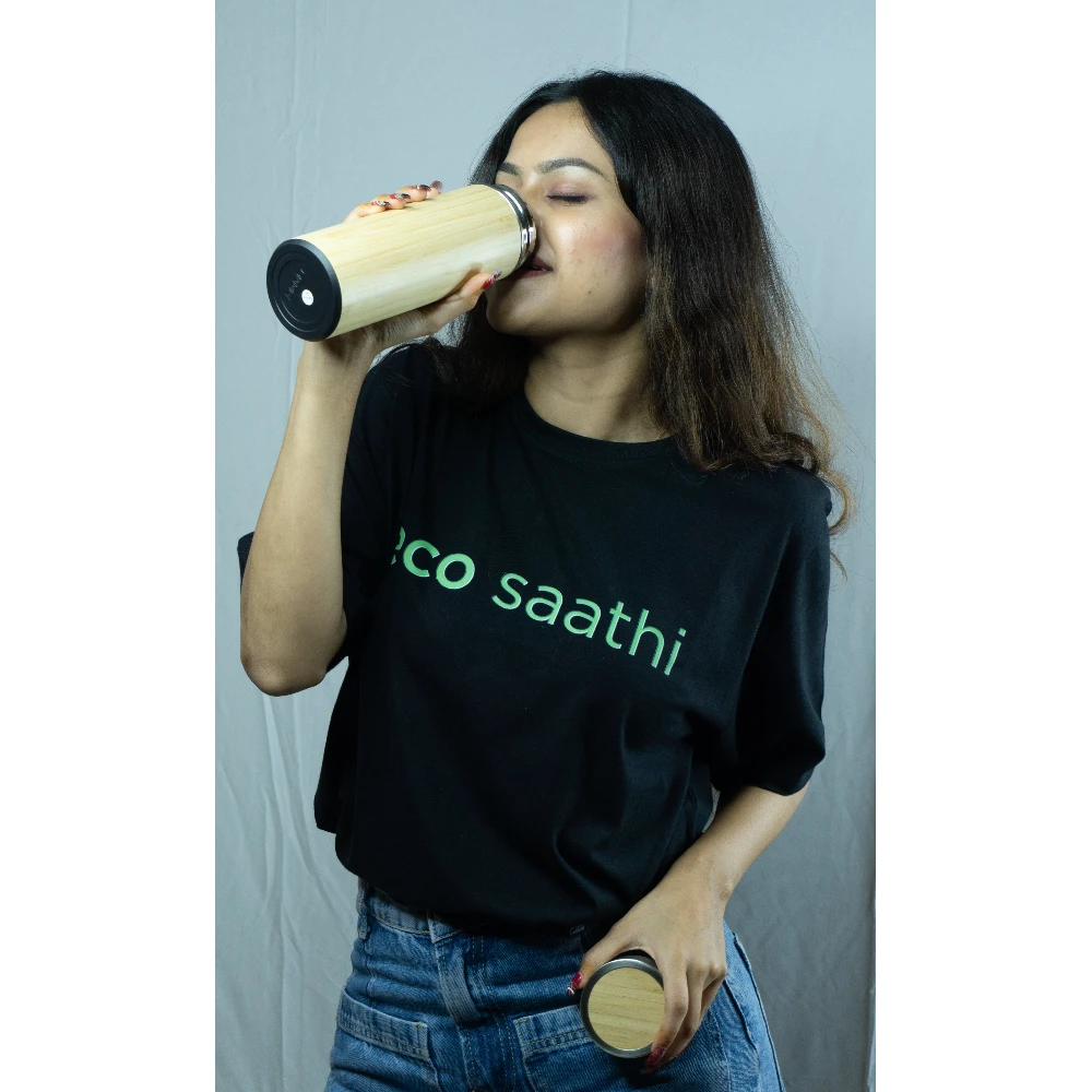 Bamboo Water Bottle - 500 ML