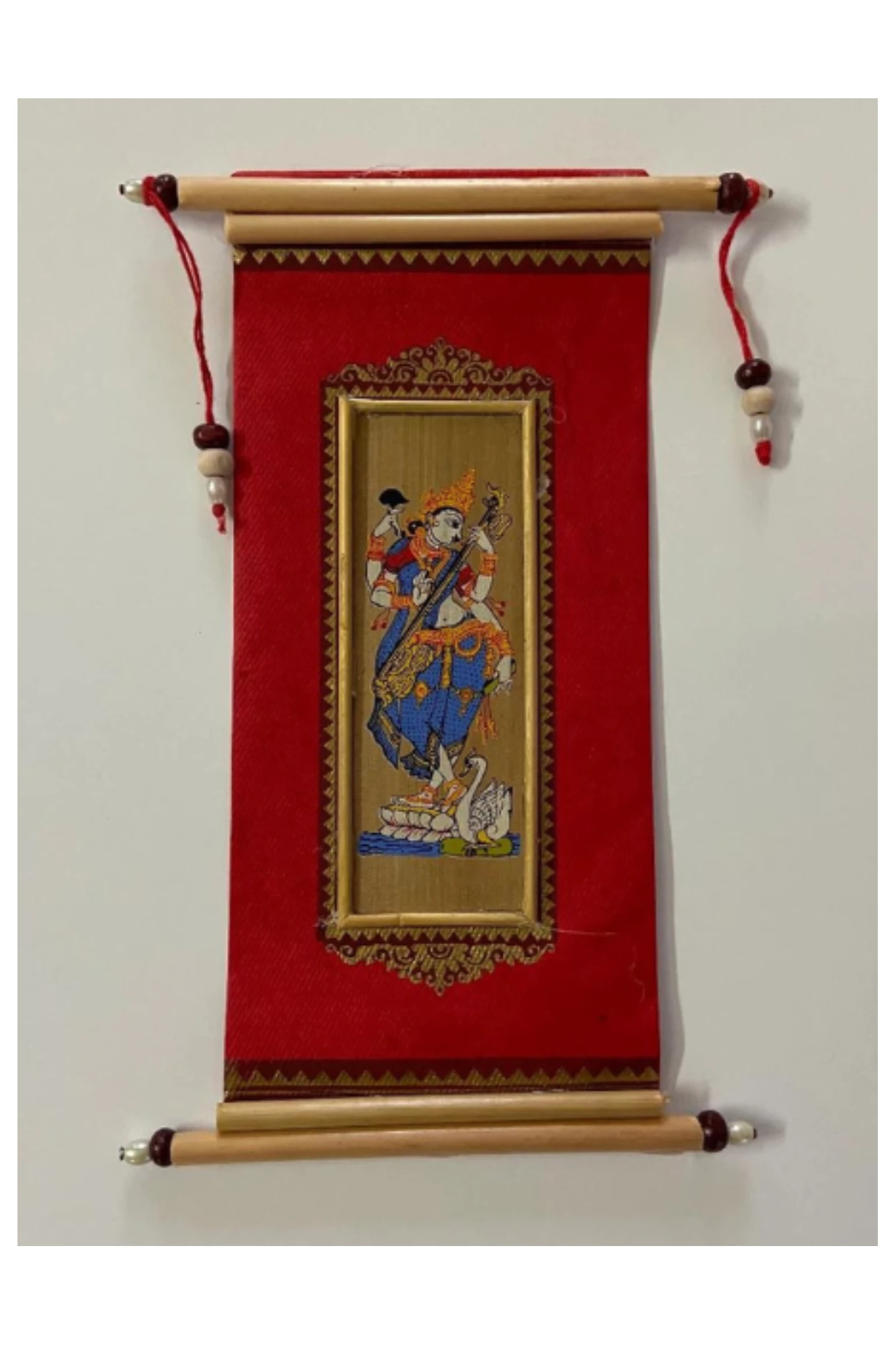 Goddess Saraswati Themed Pattachitra Envelope