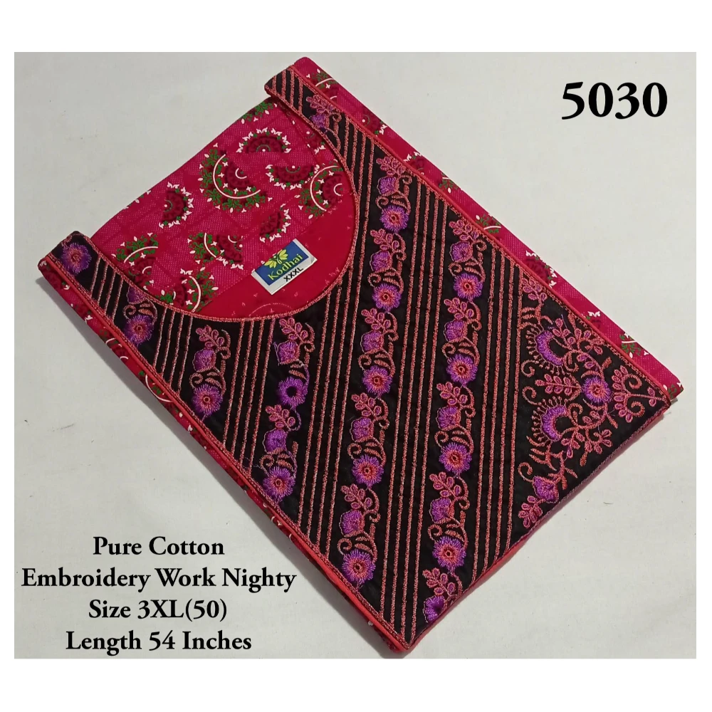 Embroidery Work Nighty