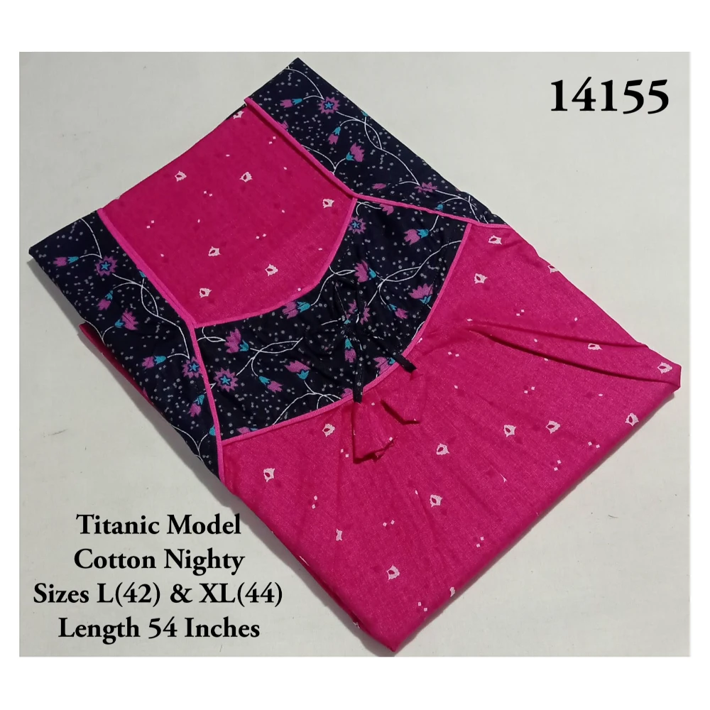 Titanic Model Pure Cotton Nighty