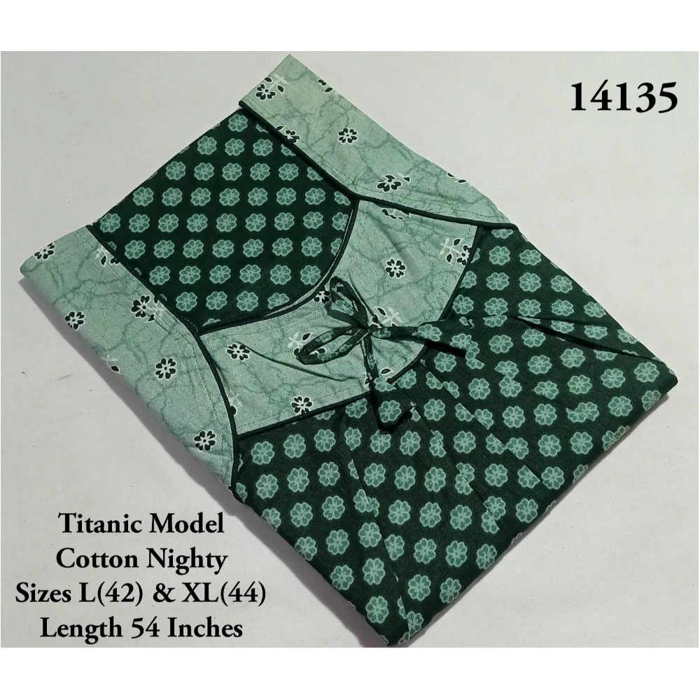 Titanic Model Pure Cotton Nighty