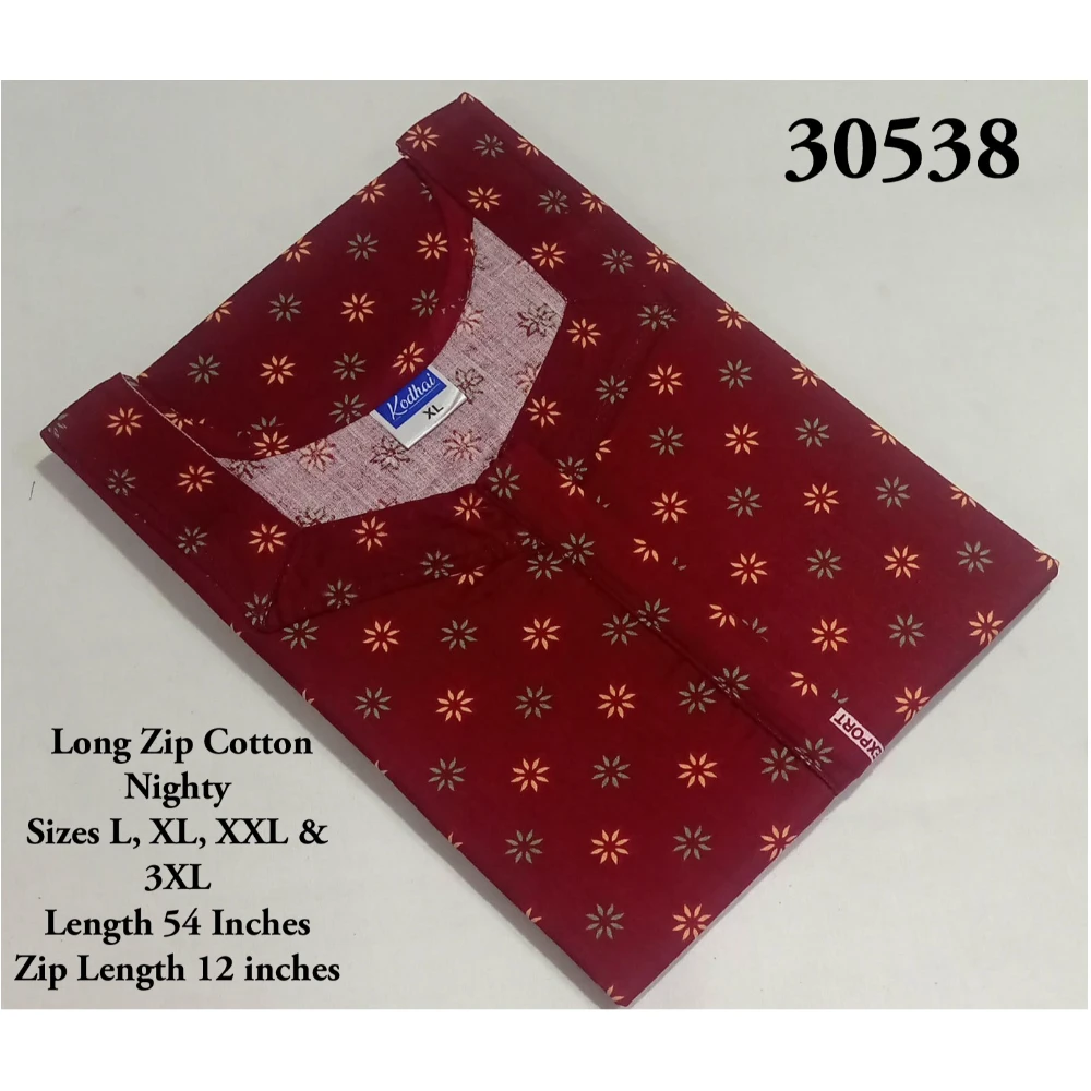 Long Zip Nighty