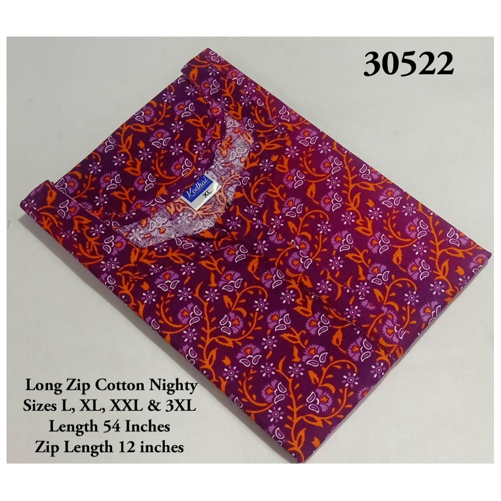 Long Zip Nighty