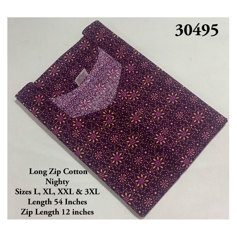 Long Zip Nighty