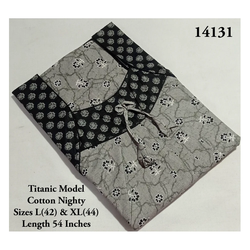 Titanic Model Pure Cotton Nighty