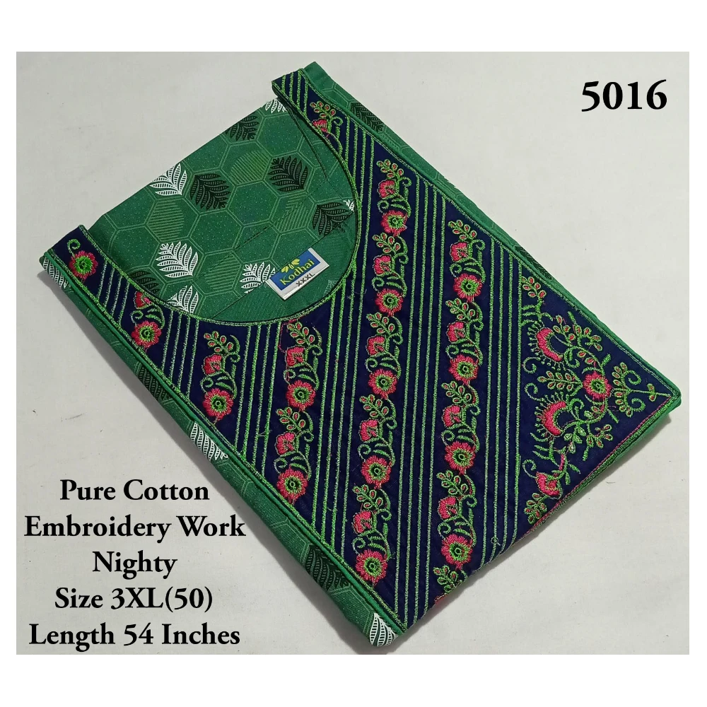 Embroidery Work Nighty