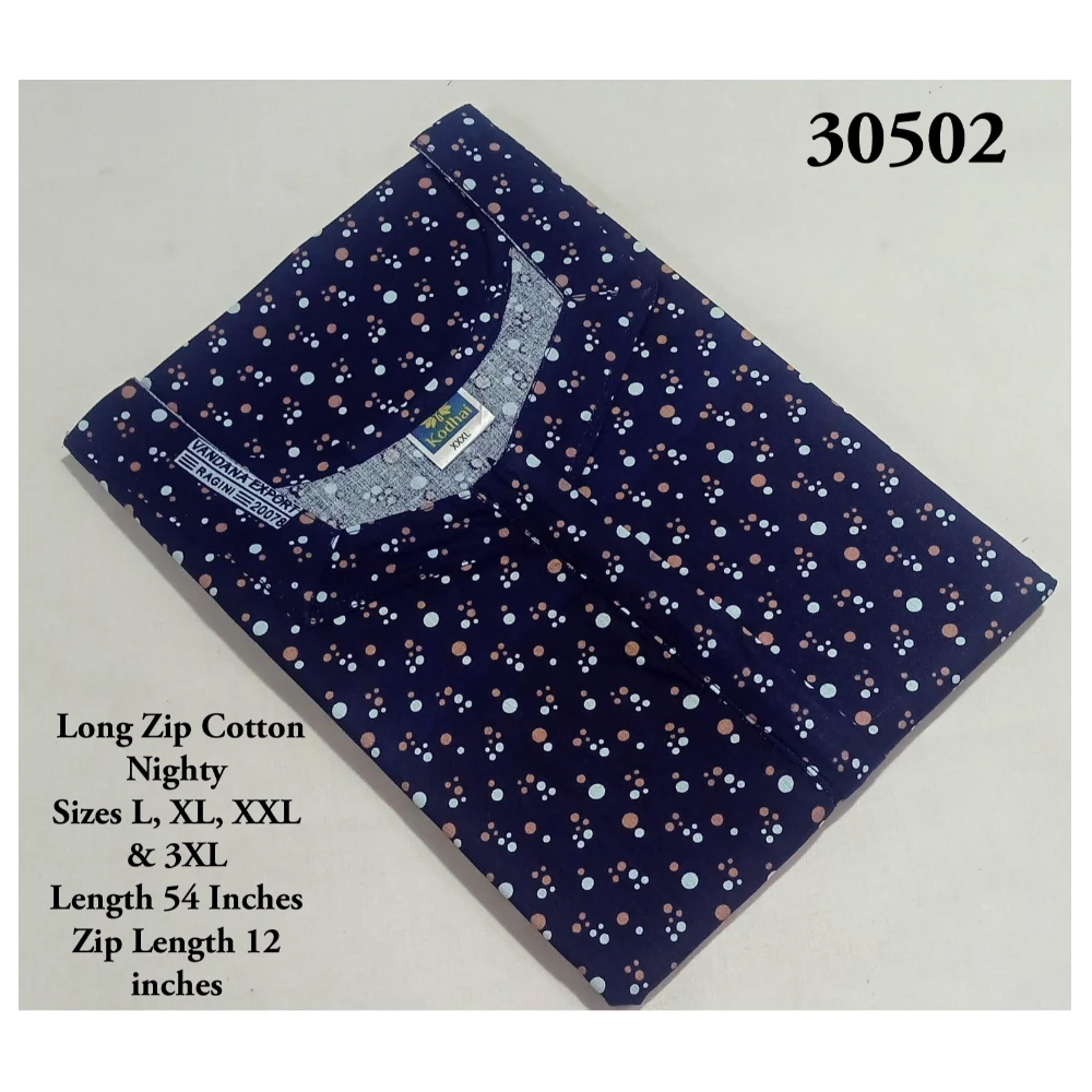 Long Zip Nighty