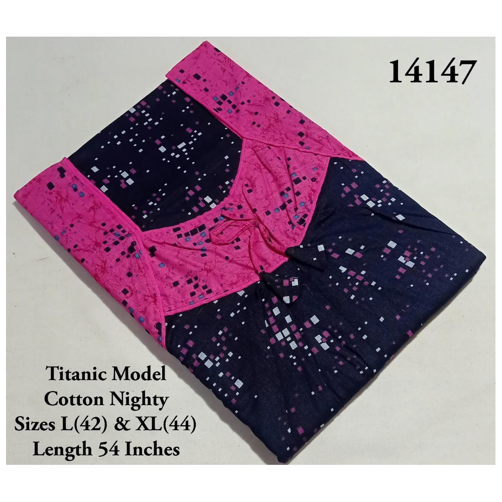 Titanic Model Pure Cotton Nighty
