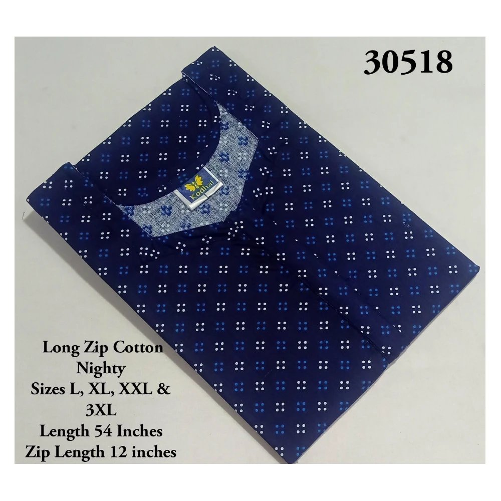 Long Zip Nighty